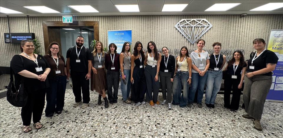 סיור לתלמידי שנה ג' מהמחלקה לעיצוב תכשיטים בשנקר